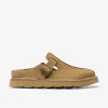 Clarks Solsbury Mule 26180882 Dark Sand Suede Men's Sandal | newshoes.ie