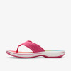 Clarks Brinkley Reyna 26182730 Bright Pink Toe Post Slide | newshoes.ie