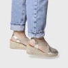 Toni Pons Tossa Gold Leather Espadrille | newshoes.ie