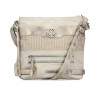 Rieker H1346-92 Beige & Metallic Cross Body Bag | newshoes.ie