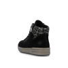 Rieker X0709-00 Black Nubuck Casual Ankle Boot