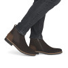 Rieker 33253-25 Brown Smart Suede Boot | newshoes.ie