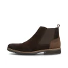 Rieker 33253-25 Brown Smart Suede Boot | newshoes.ie