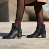 Rieker Y2066-00 Black Block Heel Ankle Boot | newshoes.ie