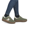 Rieker Sport W3700-54 Green Platform Sneaker | newshoes.ie