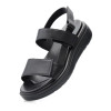 Ara Lucca 12-20204-01G Black Low Wedge Sandal | newshoes.ie