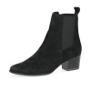 Caprice 9-25304-45 004 Black Suede Heel Ankle Boot | newshoes.ie