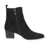 Caprice 9-25304-45 004 Black Suede Heel Ankle Boot | newshoes.ie