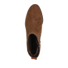 Caprice 9-25304-45 393 Brown Suede Heel Ankle Boot | newshoes.ie