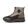 Remonte D0T78-90 Brown & Gold Metallic Comfort Fit Ankle Boot | newshoes.ie