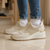 Marco Tozzi 24713-45 402 Off White Wedge Sneaker | newshoes.ie
