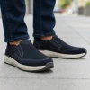 Rieker 11551-14 Navy Water-Repellent Wide Fit Slip On Shoe | newshoes.ie