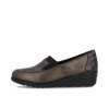 Rieker L5351-90 Bronze Wedge Loafer | newshoes.ie