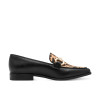 Marco Tozzi 24216-45 005 Black & Leopard Print Loafer | newshoes.ie