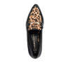 Marco Tozzi 24216-45 005 Black & Leopard Print Loafer | newshoes.ie