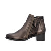 Remonte R5172-90 Bronze Block Heel Ankle Boot | newshoes.ie
