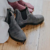 Blundstone 1910 Steel Grey Wax Suede Boot | newshoes.ie
