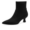 Marco Tozzi 25314-45 001 Black Suede Stretch Bootie | newshoes.ie