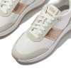 Fitflop F-Mode Flow Sequin Urban E1Z-B44-05 White, Beige Rose Gold Sneaker | newshoes.ie