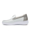 G Comfort 25292-1WT White Metallic Women's Slip-On Shoe | newshoes.ie