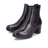 Rieker 77674-35 Wine Block Heel Ankle Boot | newshoes.ie
