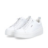 Remonte D1C12-80 White Leather Platform Sneaker | newshoes.ie