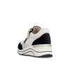 Remonte D0T01-03 White & Black Wide Fit Wedge Sneaker | newshoes.ie