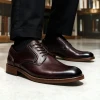 Clarks CraftRemi Lace 26186388 Dark Brown Dress Shoe | newshoes.ie