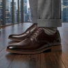 Clarks CraftRemi Lace 26186388 Dark Brown Dress Shoe | newshoes.ie