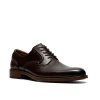 Clarks CraftRemi Lace 26186388 Dark Brown Dress Shoe | newshoes.ie