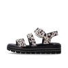 Remonte D3N50-60 Zebra Print Wedge Sandal | newshoes.ie