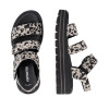 Remonte D3N50-60 Zebra Print Wedge Sandal | newshoes.ie
