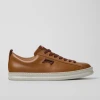 Camper Runer K101052-007 Tan Leather And Nubuck Men's Sneaker | newshoes.ie