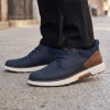 Rieker B3357-14 Navy Tan Wider Fit Sneaker | newshoes.ie