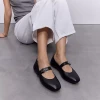 FitFlop Delicato E3D-090 Black Soft Leather Mary Jane Flat | newshoes.ie