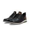 Rieker 14755-00 Black & Tan Smart Casual Shoe | newshoes.ie