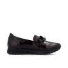 Rieker 49051-35 Wine Patent Wide Fit Wedge Loafer | newshoes.ie