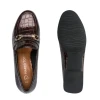 Marco Tozzi 2-24252-47 3F4 Brown Croc Loafer | newshoes.ie