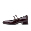 Marco Tozzi 22209-44 511 Bordeaux Patent Block Heel Dress Shoe | newshoes.ie