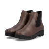 Rieker 43072-22 Brown Wide Fit Chelsea Boot | newshoes.ie