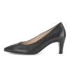Gabor 3014.01.008 (G fit) Comfort Fit Black Leather Court Shoe | newshoes.ie