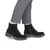 Rieker 78202-01 Black Biker Boot | newshoes.ie