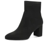 Marco Tozzi 25369-47 001 Black Suede Ankle Boot | newshoes.ie