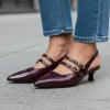 Marco Tozzi 29508-45 511 Bordeaux Patent Slingback Pump | newshoes.ie