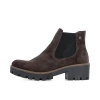 Rieker 79265-25 Dark Brown Chelsea Boot | newshoes.ie