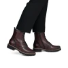 Remonte D8661-35 Wine Leather Biker Boot | newshoes.ie