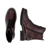 Remonte D8661-35 Wine Leather Biker Boot | newshoes.ie