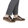 Remonte D2C05-90 Metallic Bronze & Dark Brown Low Sneaker | newshoes.ie