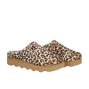 Rohde Foggia Clog - Plüsch 6102-18 Leopard Ginger Mule | newshoes.ie