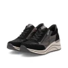 Remonte D0T23-03 Black & Bronze Wide Fit Casual Shoe | newshoes.ie